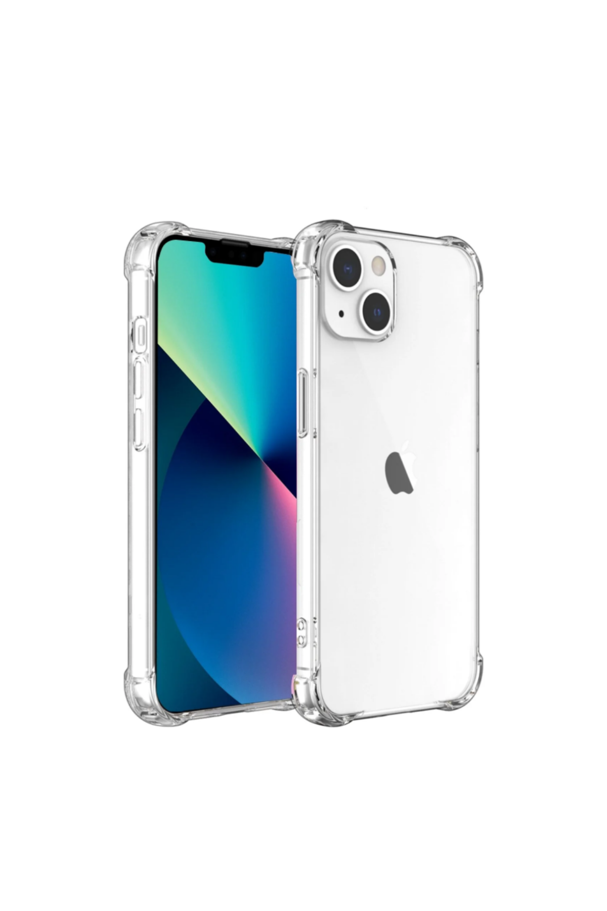 Apple iPhone 13 Kapak Şeffaf Airbag Antishock Köşe Korumalı Silikon Kılıf