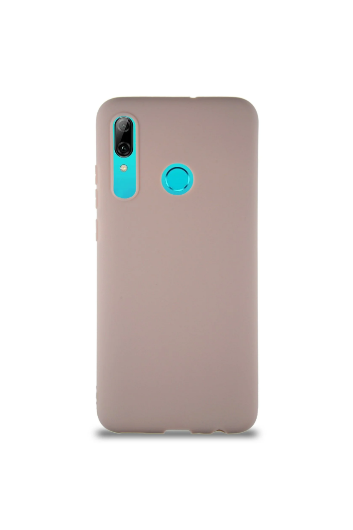 Huawei P Smart 2019 Soft Premier Renkli Silikon Kapak - Pudra