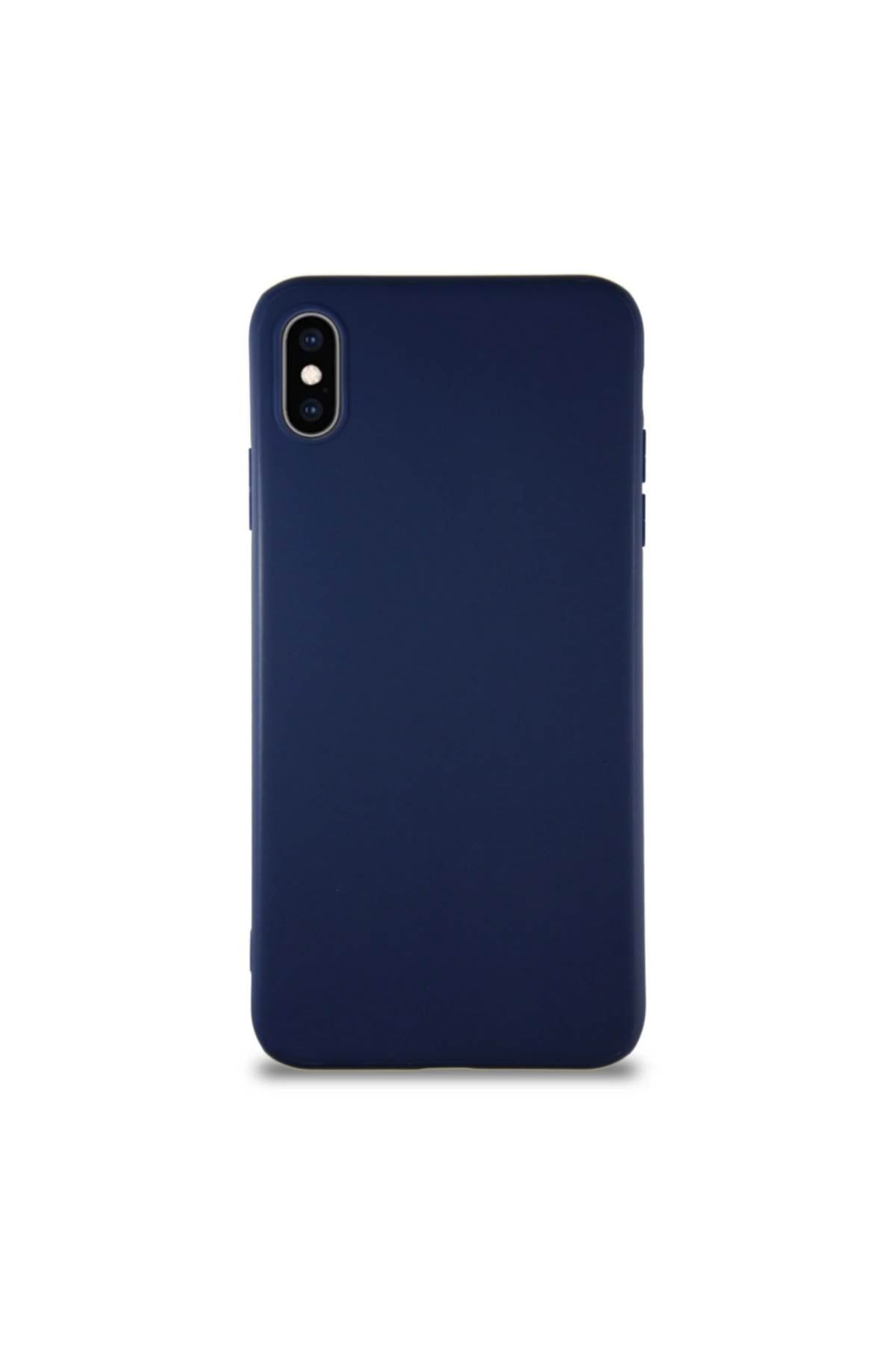 Apple iPhone X Soft Premier Renkli Silikon Kapak - Lacivert