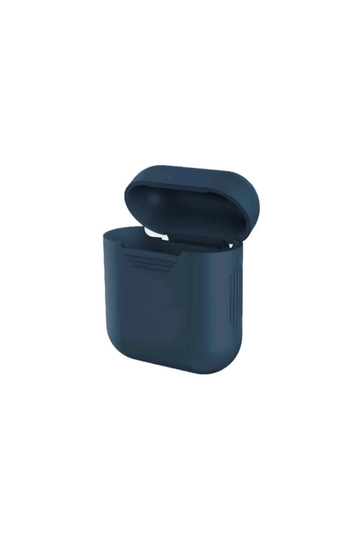 Apple Airpods Ince Ve Esnek Yapılı Silikon Kılıf - Lacivert
