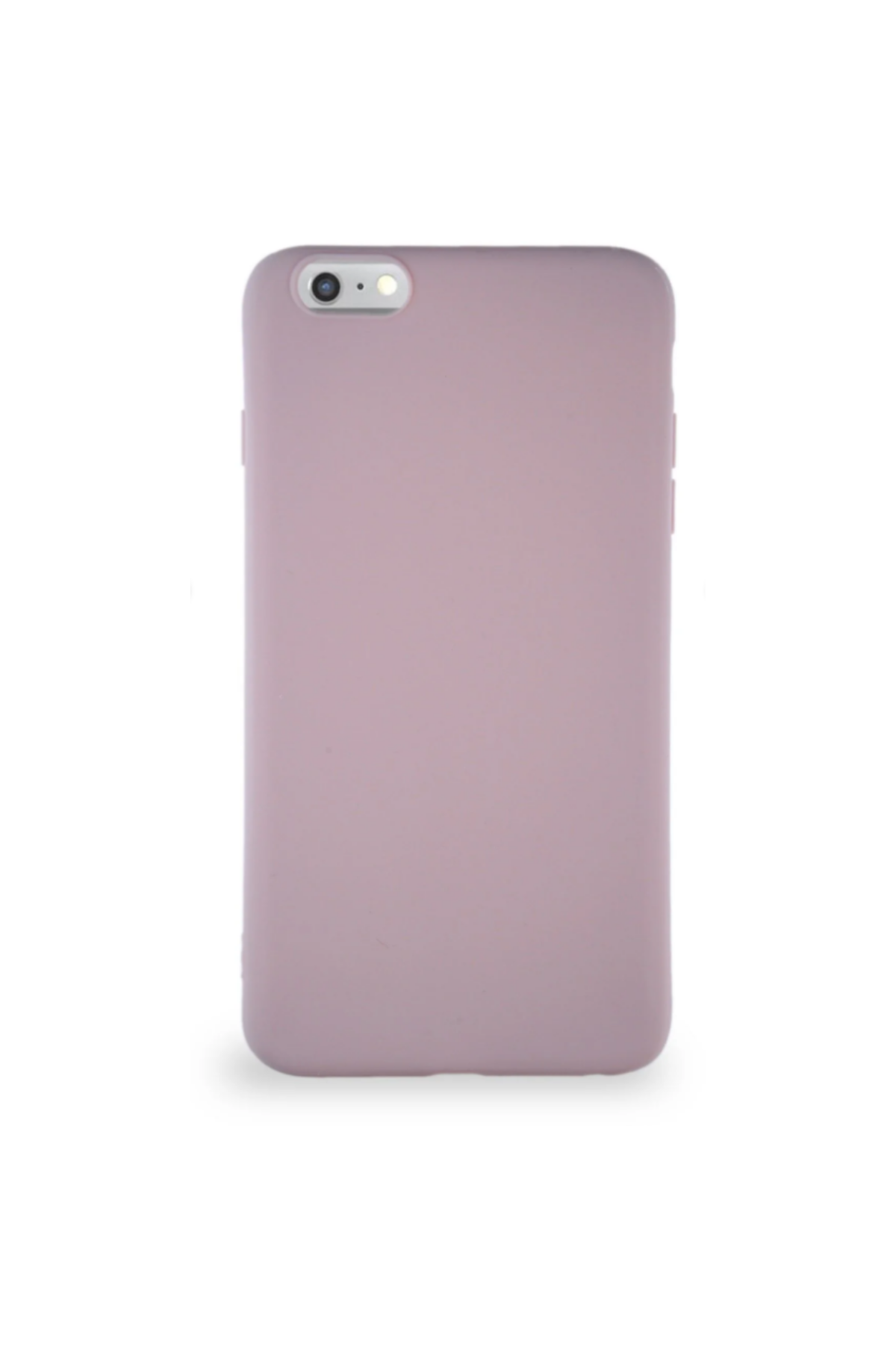 Apple iPhone 6S Soft Premier Renkli Silikon Kapak - Pudra