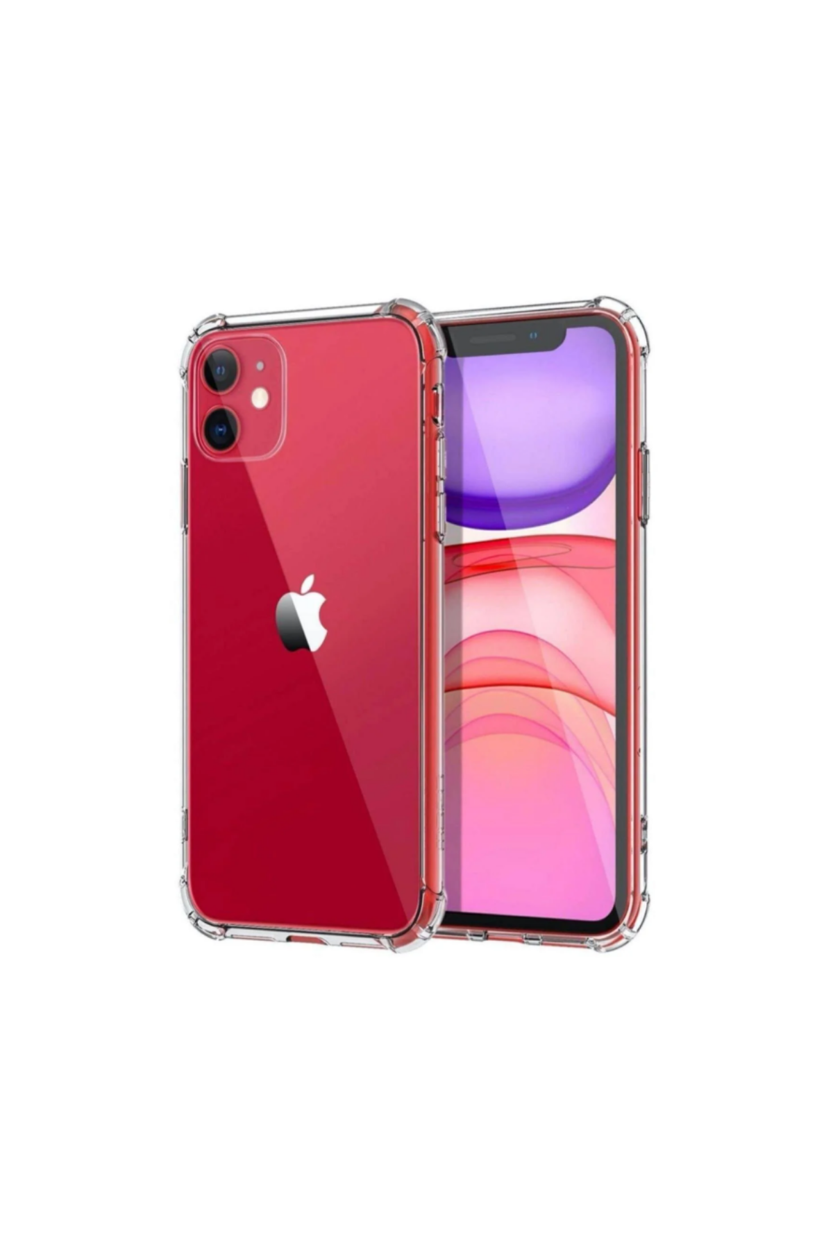 Apple iPhone 11 Kapak Şeffaf Airbag Antishock Köşe Korumalı Silikon Kılıf