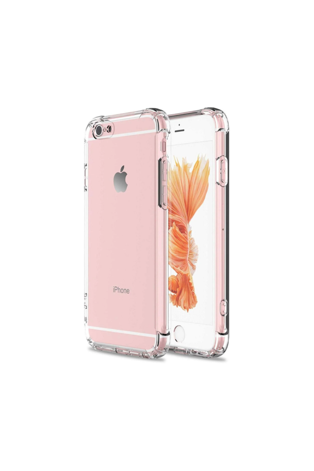 Apple iPhone 6 Kapak Şeffaf Airbag Antishock Köşe Korumalı Silikon Kılıf