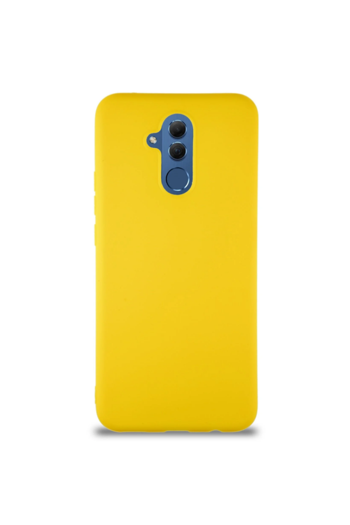 Huawei Mate 20 Lite Soft Premier Renkli Silikon Kapak - Sarı