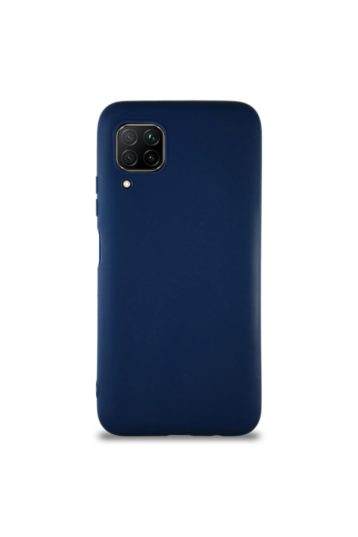 Huawei P40 Lite Soft Premier Renkli Silikon Kapak - Lacivert