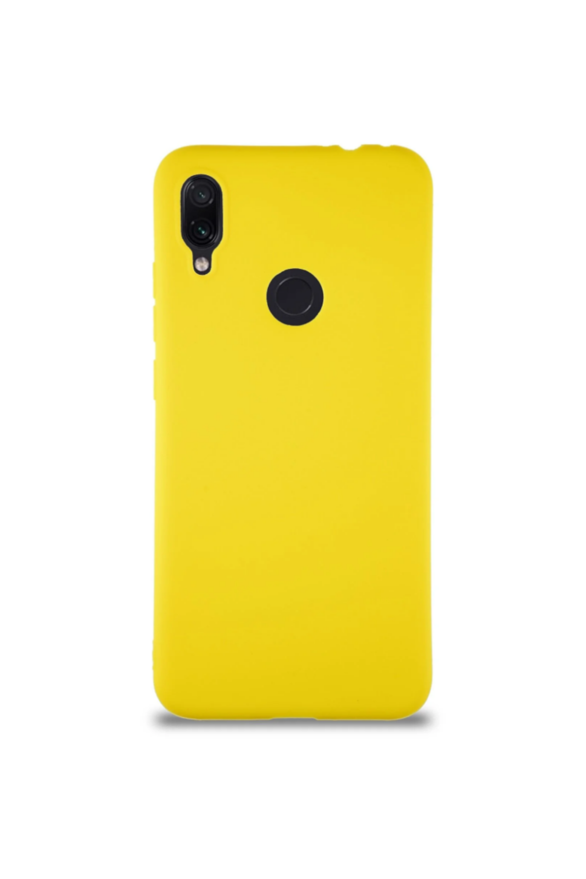 Xiaomi Redmi Note 7 Pro Soft Premier Renkli Silikon Kapak - Sarı