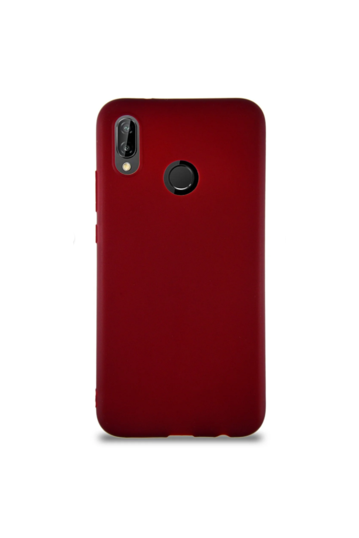 Huawei P20 Lite Soft Premier Renkli Silikon Kapak - Mürdüm