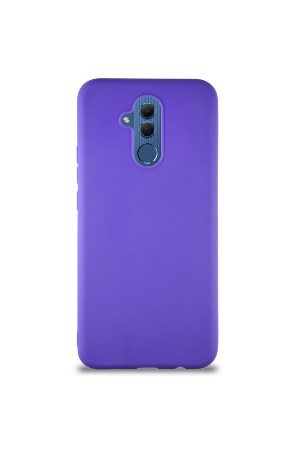 Huawei Mate 20 Lite Soft Premier Renkli Silikon Kapak - Mor