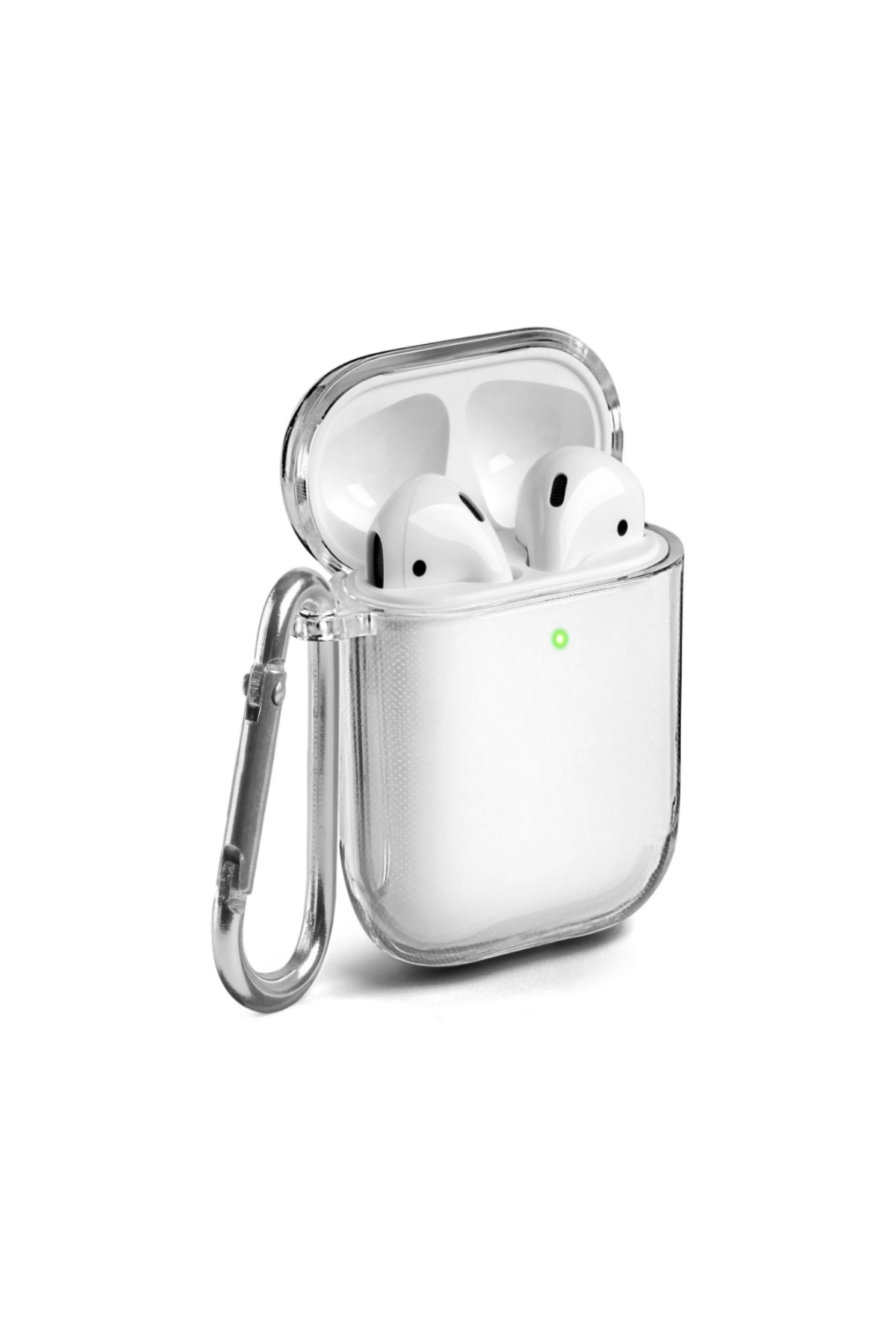Apple Airpods 2. Nesil ile Uyumlu Şeffaf Silikon Kılıf