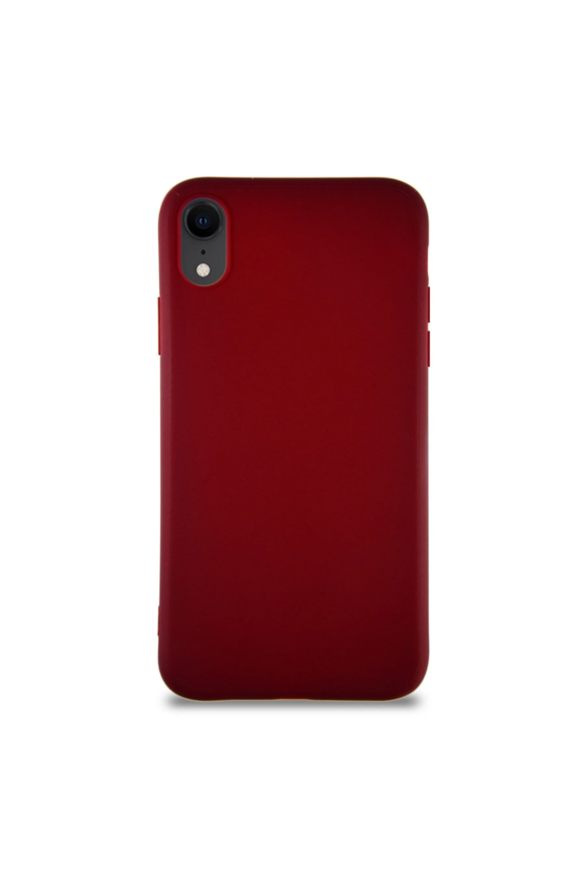 Apple iPhone XR Soft Premier Renkli Silikon Kapak - Mürdüm