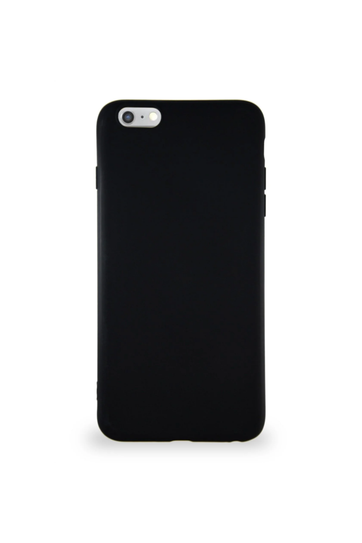 Apple iPhone 6 Plus Soft Premier Renkli Silikon Kapak - Siyah