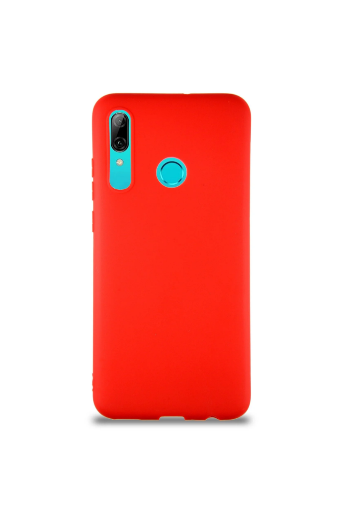 Huawei P Smart 2019 Soft Premier Renkli Silikon Kapak - Kırmızı