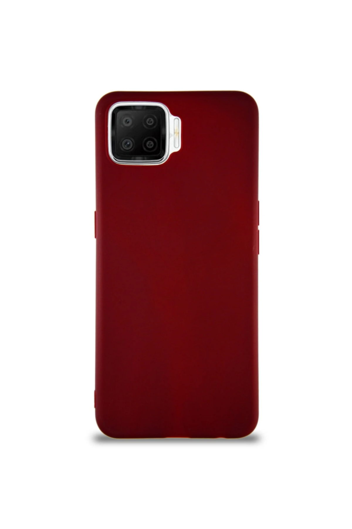 Oppo A73 Soft Premier Renkli Silikon Kapak - Mürdüm