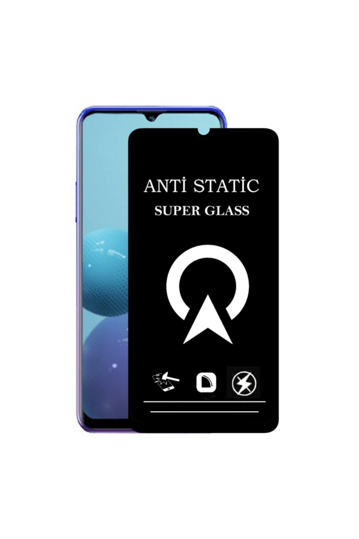 Reeder P13 Blue Max 2021 Tam Kaplayan Anti Statik Çizilmez Safir Ekran Koruyucu Cam