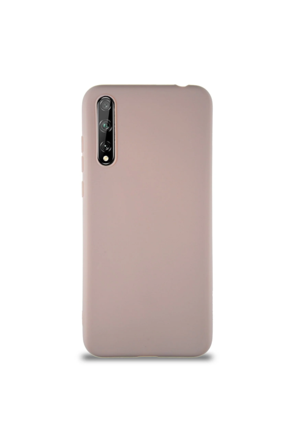 Huawei P Smart S Soft Premier Renkli Silikon Kapak - Pudra