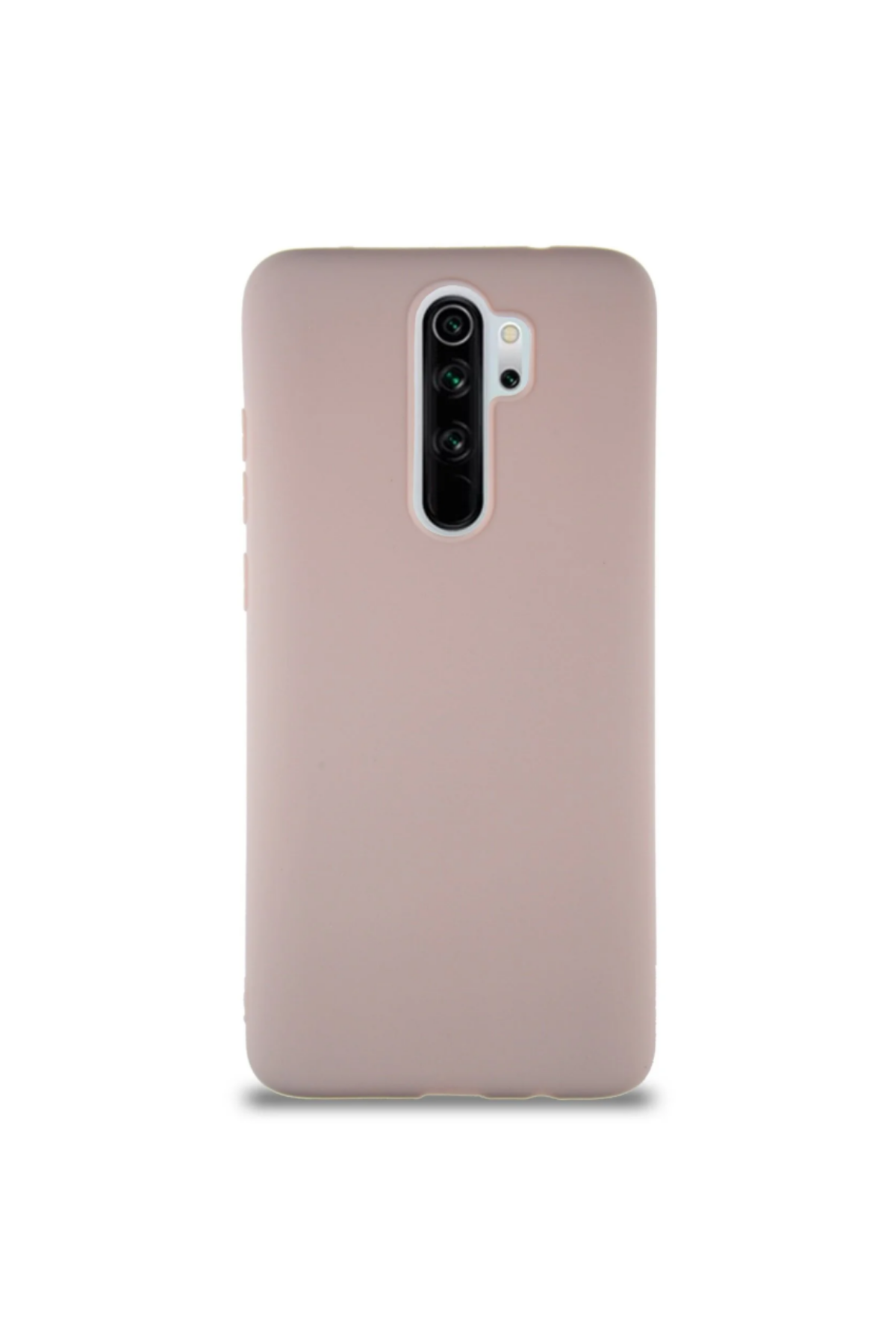 Xiaomi Redmi Note 8 Pro Soft Premier Renkli Silikon Kapak - Pudra