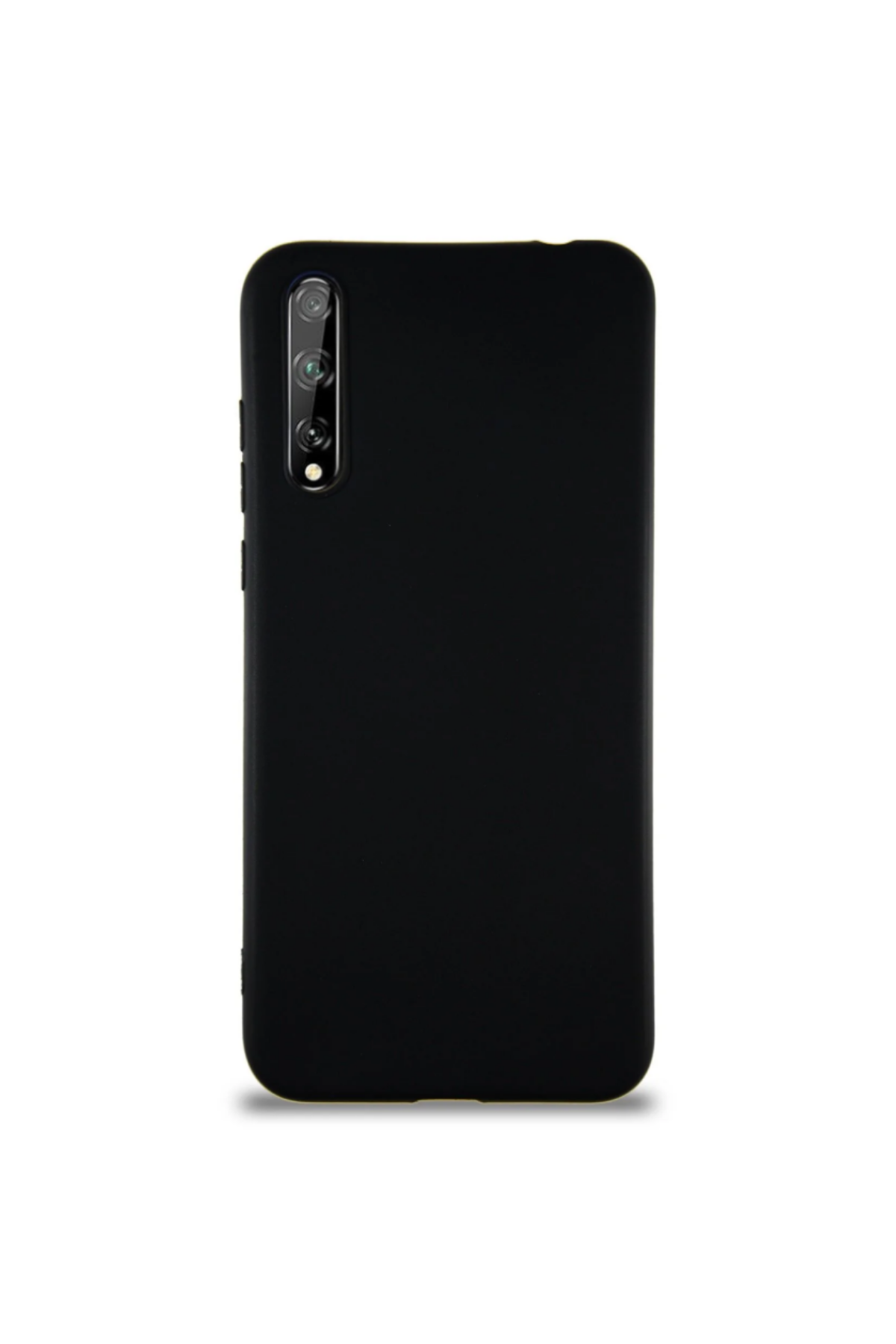 Huawei P Smart S Soft Premier Renkli Silikon Kapak - Siyah