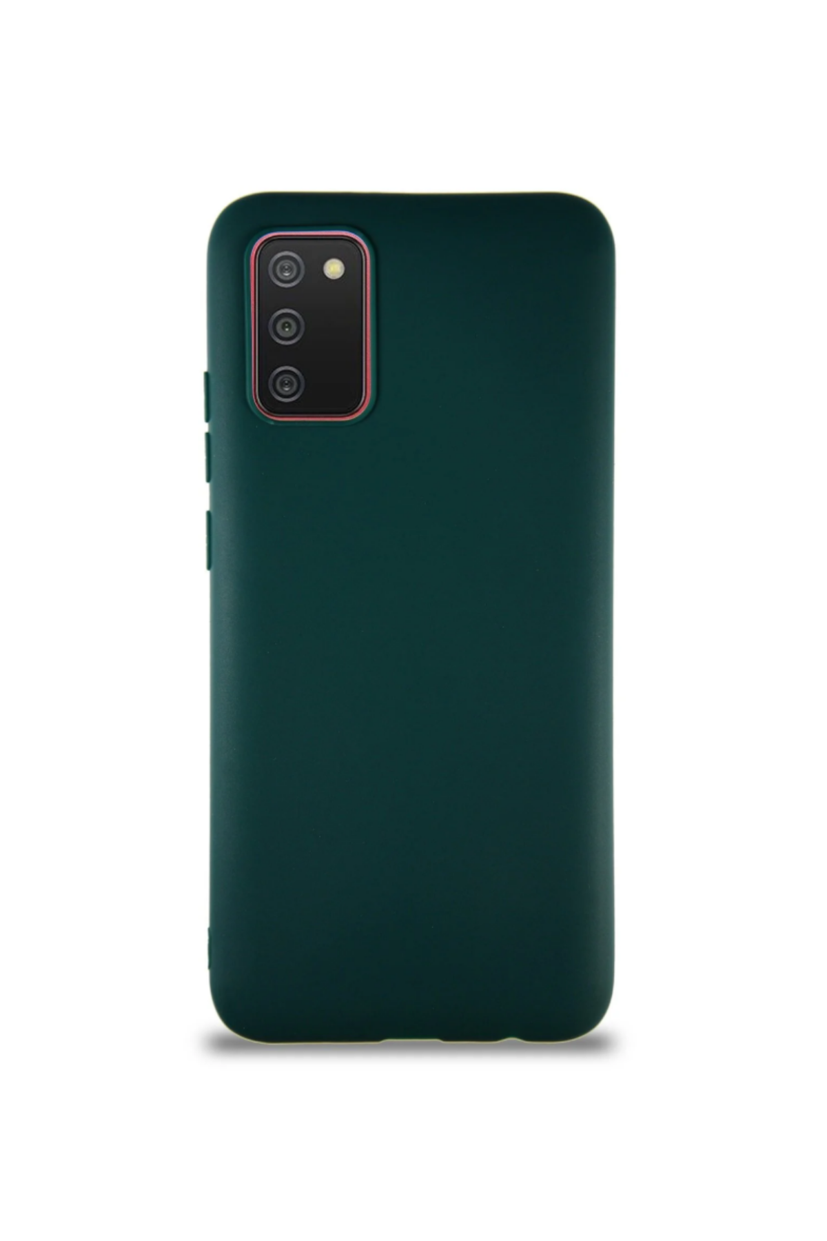 Samsung Galaxy A02S Soft Premier Renkli Silikon Kapak - Yeşil