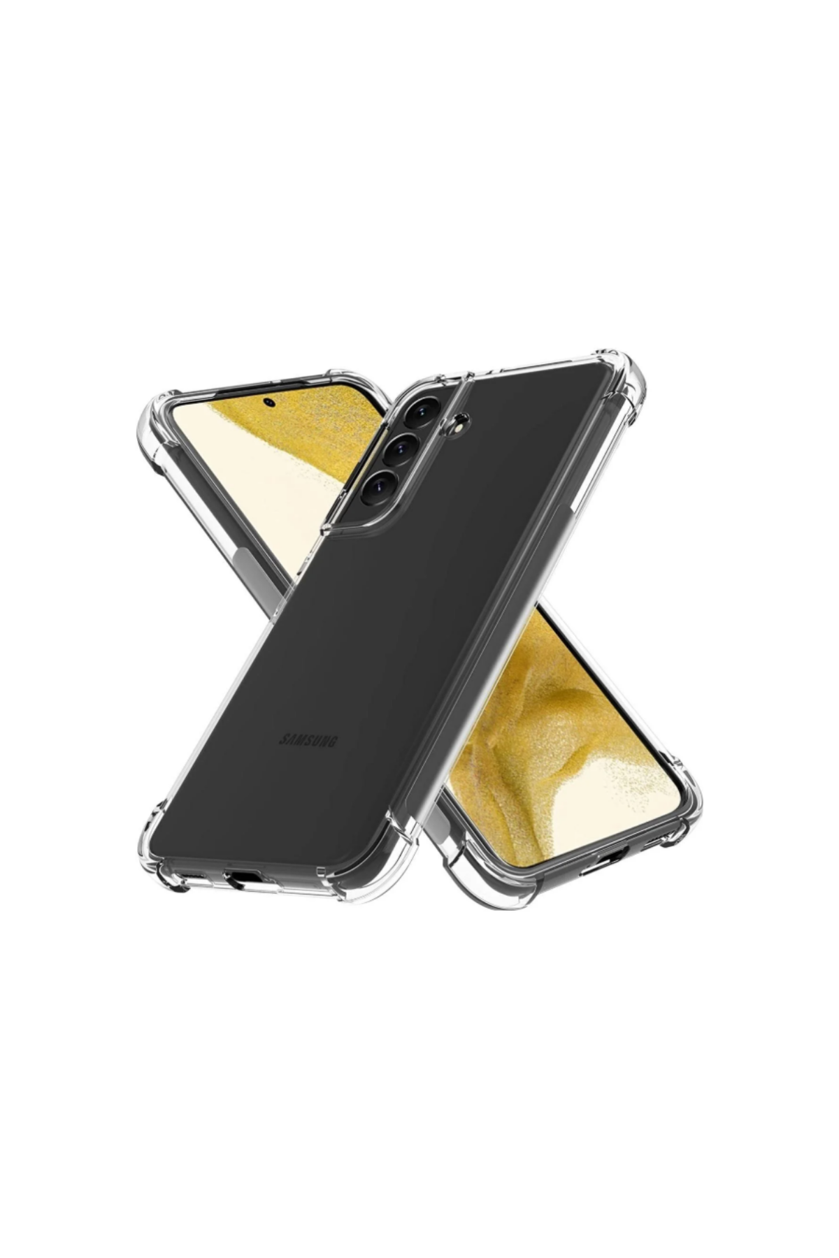 Samsung Galaxy S22 Plus Kapak Köşe Korumalı AirBag Antishock Şeffaf Silikon Kılıf