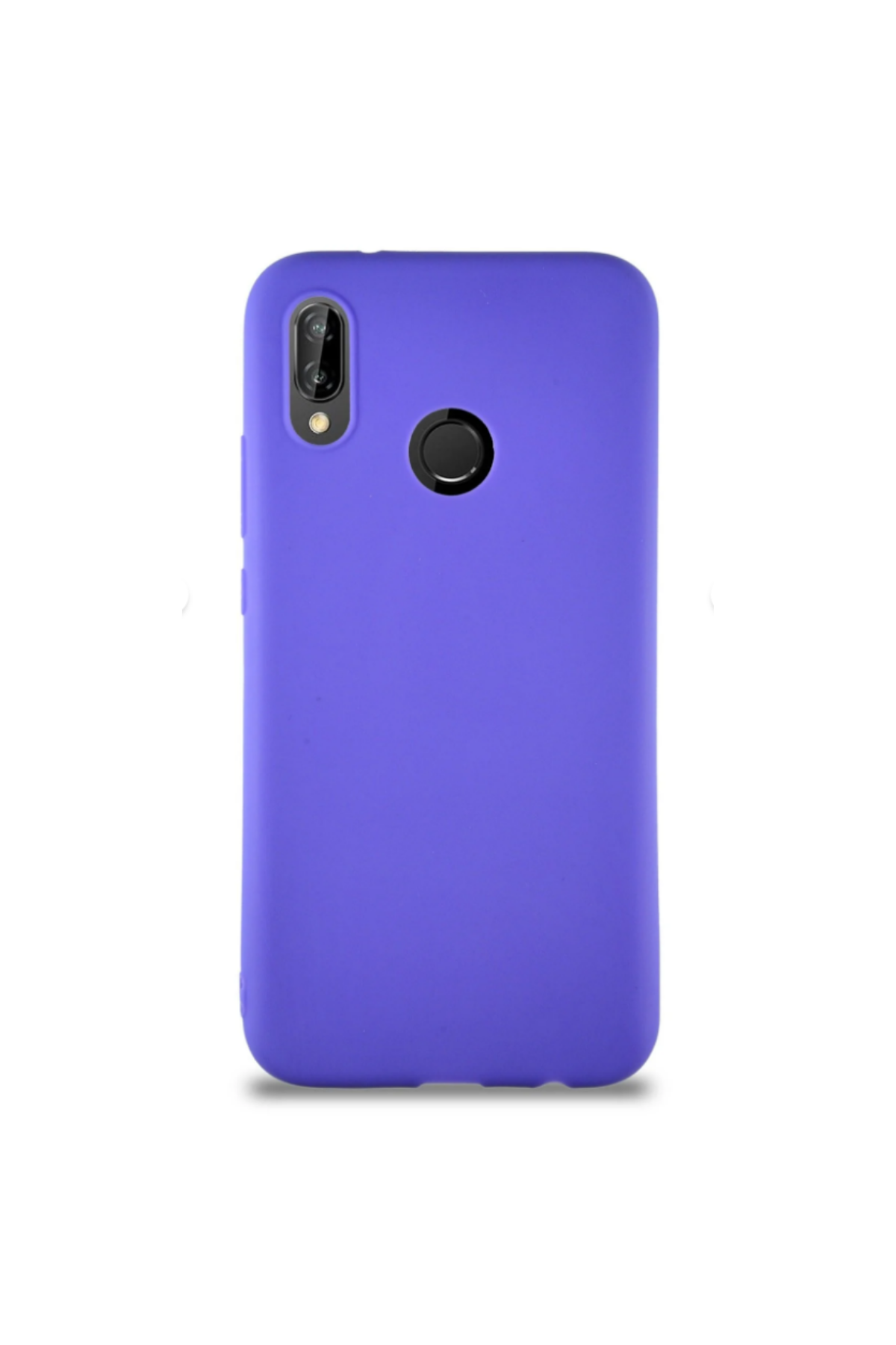 Huawei P20 Lite Soft Premier Renkli Silikon Kapak - Mor