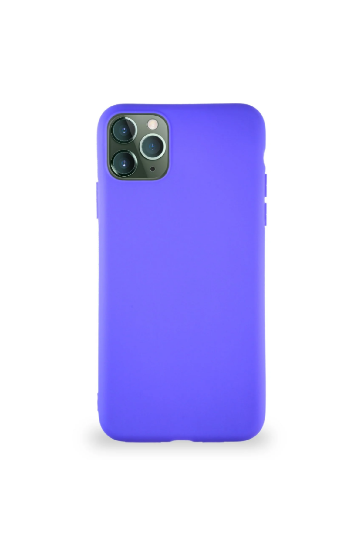 Apple iPhone 11 Pro Max Soft Premier Renkli Silikon Kapak - Mor