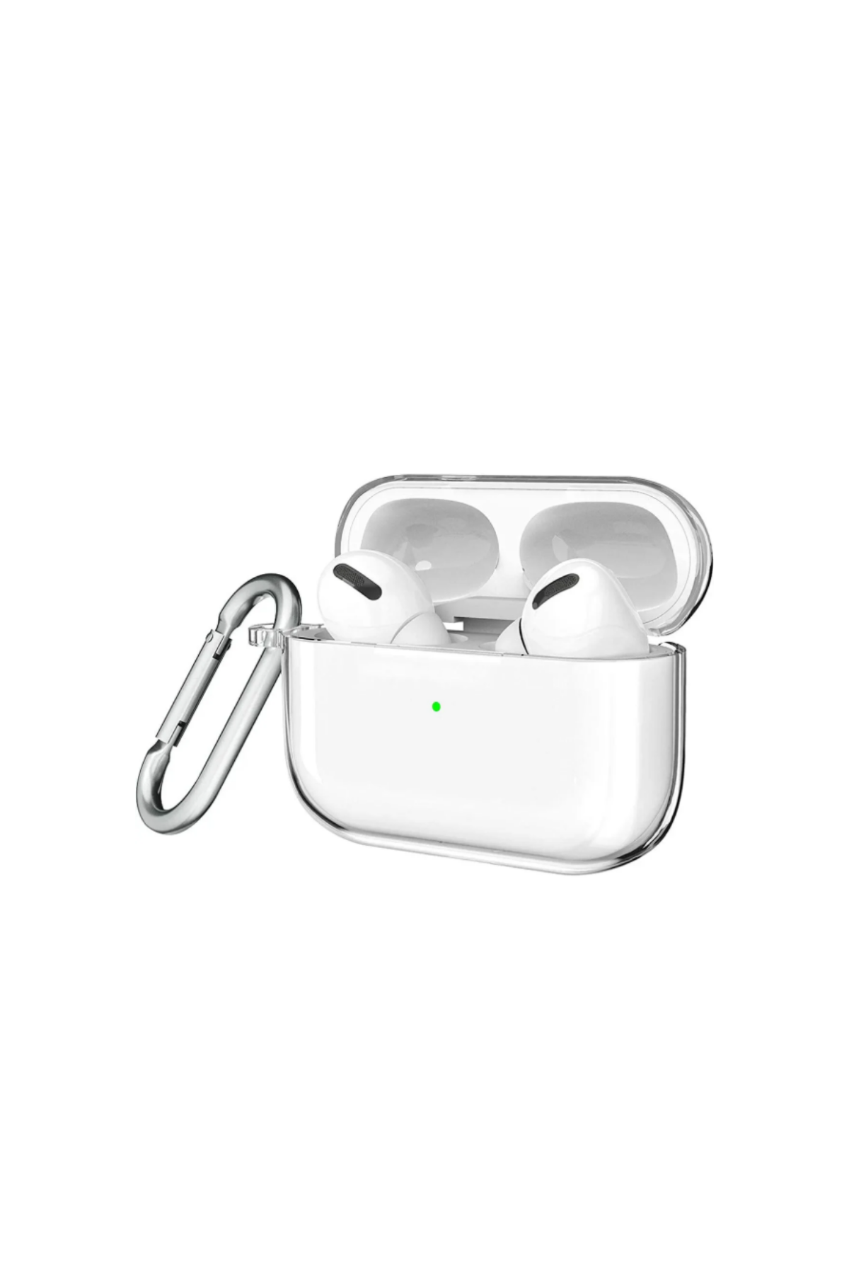 Apple Airpods Pro ile Uyumlu Şeffaf Silikon Kılıf