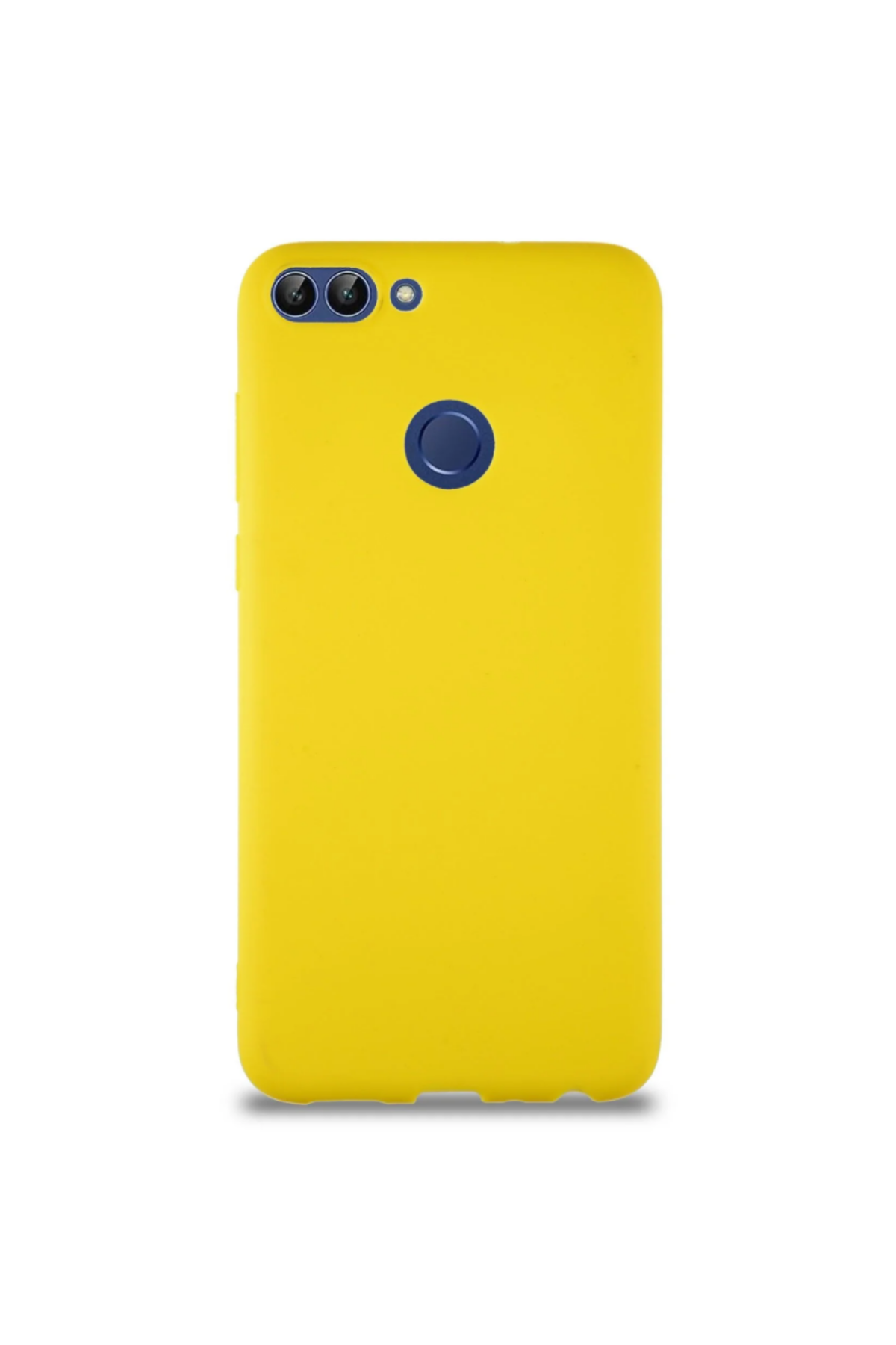 Huawei P Smart Soft Premier Renkli Silikon Kapak - Sarı