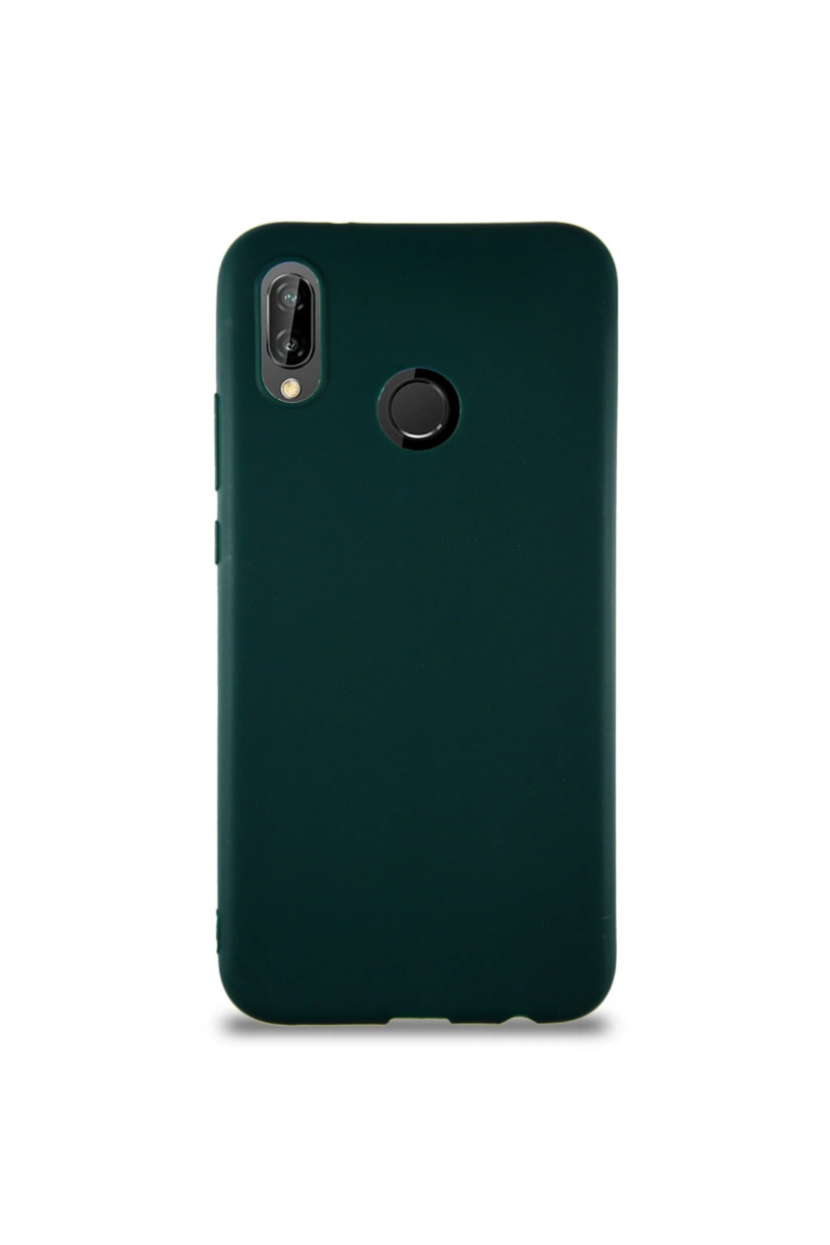 Huawei P20 Lite Soft Premier Renkli Silikon Kapak - Yeşil