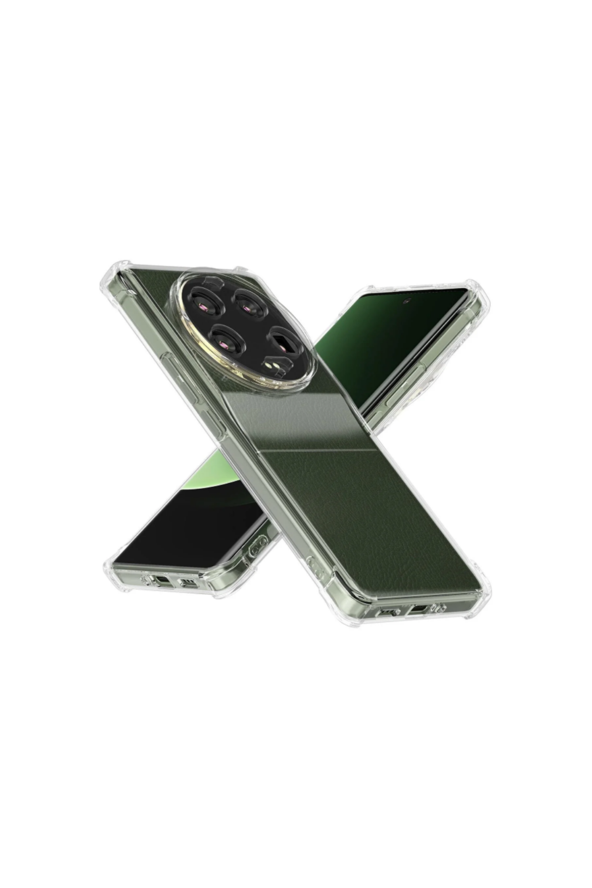 Xiaomi Mi 13 Ultra ile Uyumlu Kamera Korumalı Airbag Antishock Köşe Korumalı Şeffaf Silikon Kılıf