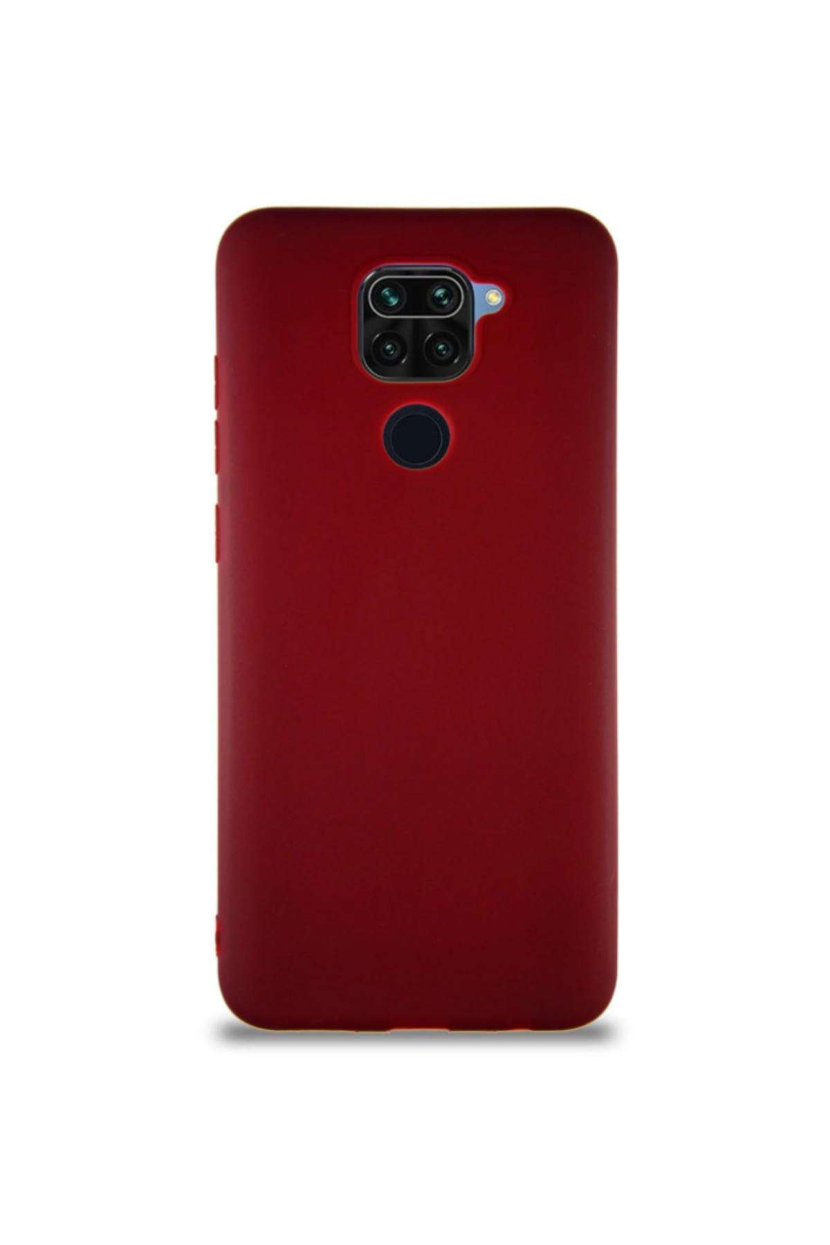 Xiaomi Redmi Note 9 Soft Premier Renkli Silikon Kapak - Mürdüm