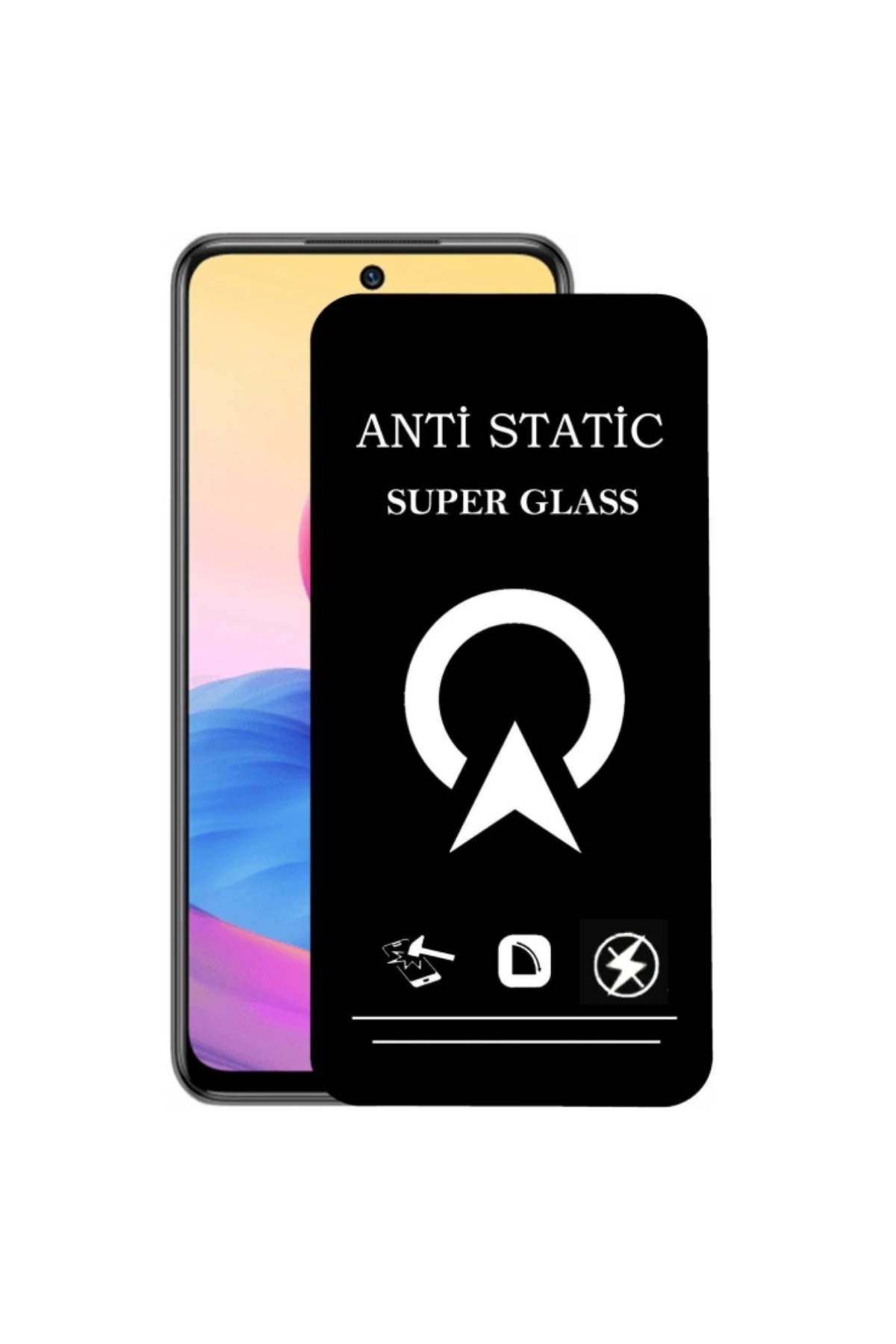 Xiaomi Redmi Note 10 5G Tam Kaplayan Anti Statik Çizilmez Safir Ekran Koruyucu Cam