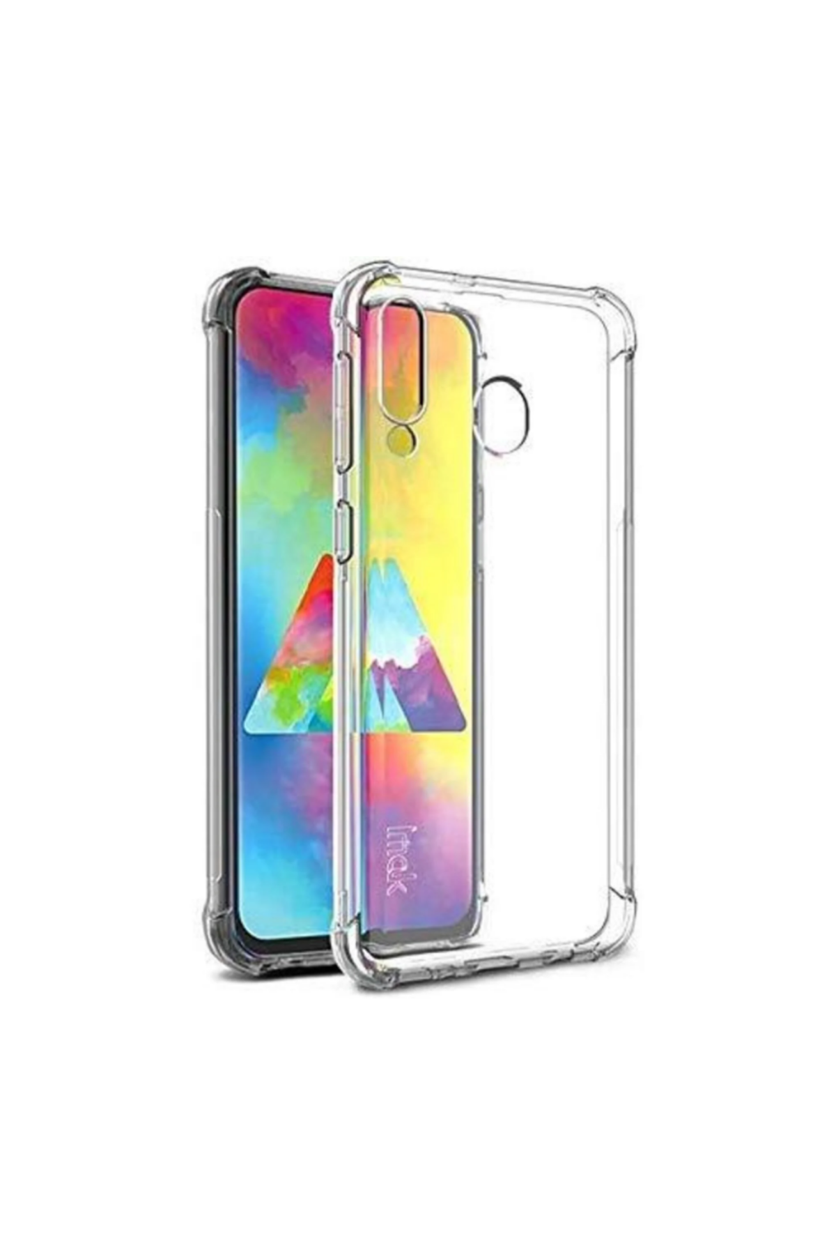 Samsung Galaxy M40 Şeffaf Airbag Antishock Köşe Korumalı Silikon Kılıf