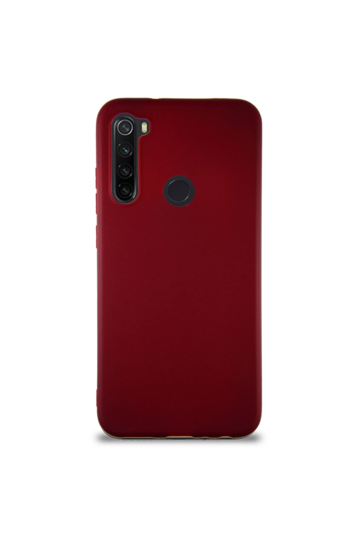 Xiaomi Redmi Note 8 Soft Premier Renkli Silikon Kapak - Mürdüm