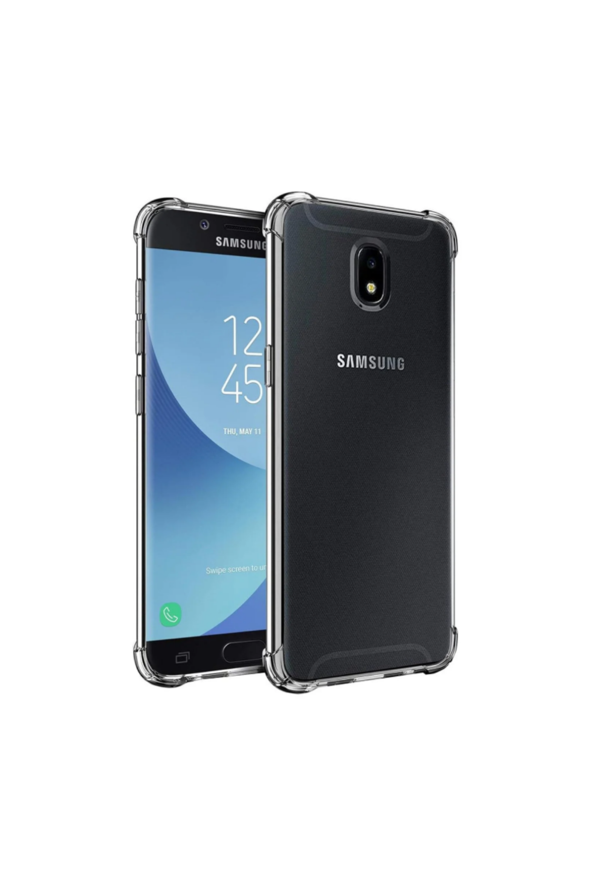 Samsung Galaxy J3 Pro Kapak Airbag Antishock Köşe Korumalı Şeffaf Silikon Kılıf