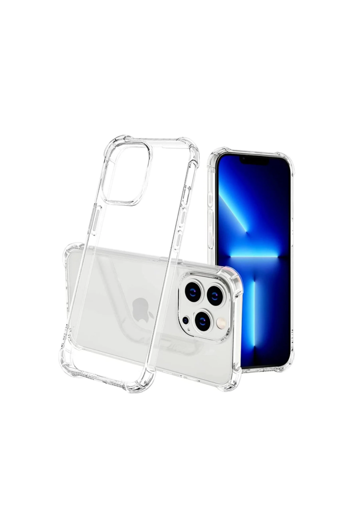 Apple iPhone 13 Pro Kapak Şeffaf Airbag Antishock Köşe Korumalı Silikon Kılıf