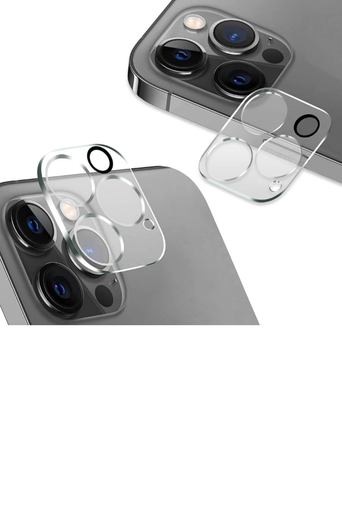 Apple iPhone 12 Pro İle Uyumlu Kamera Lensi Koruma Camı
