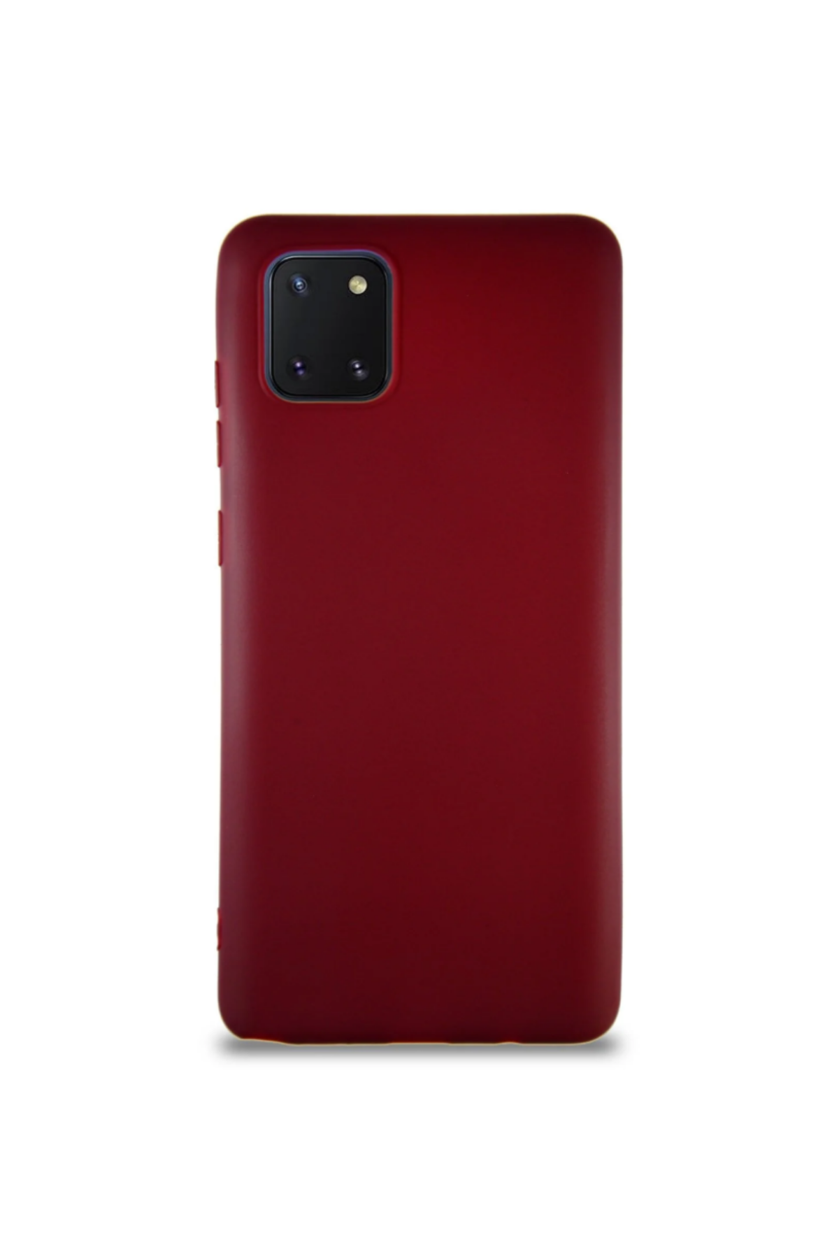 Samsung Galaxy Note 10 Lite Soft Premier Renkli Silikon Kapak - Mürdüm