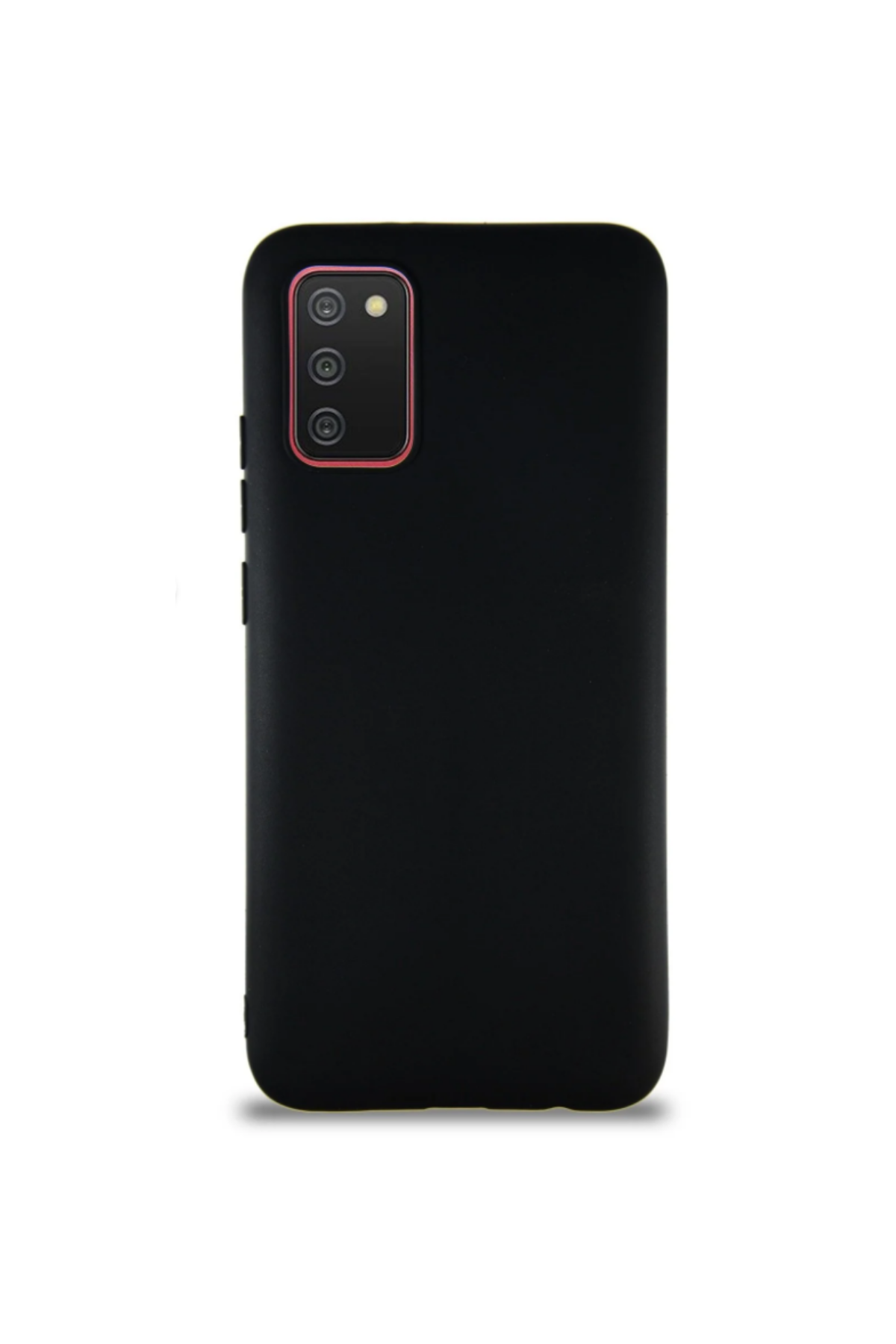 Samsung Galaxy A02S Soft Premier Renkli Silikon Kapak - Siyah