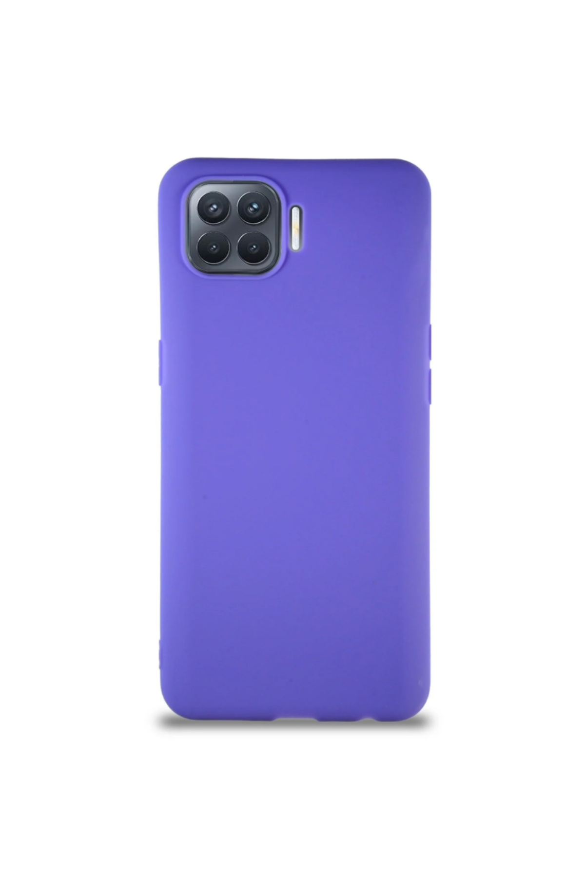 Oppo Reno 4 Lite Soft Premier Renkli Silikon Kapak - Mor