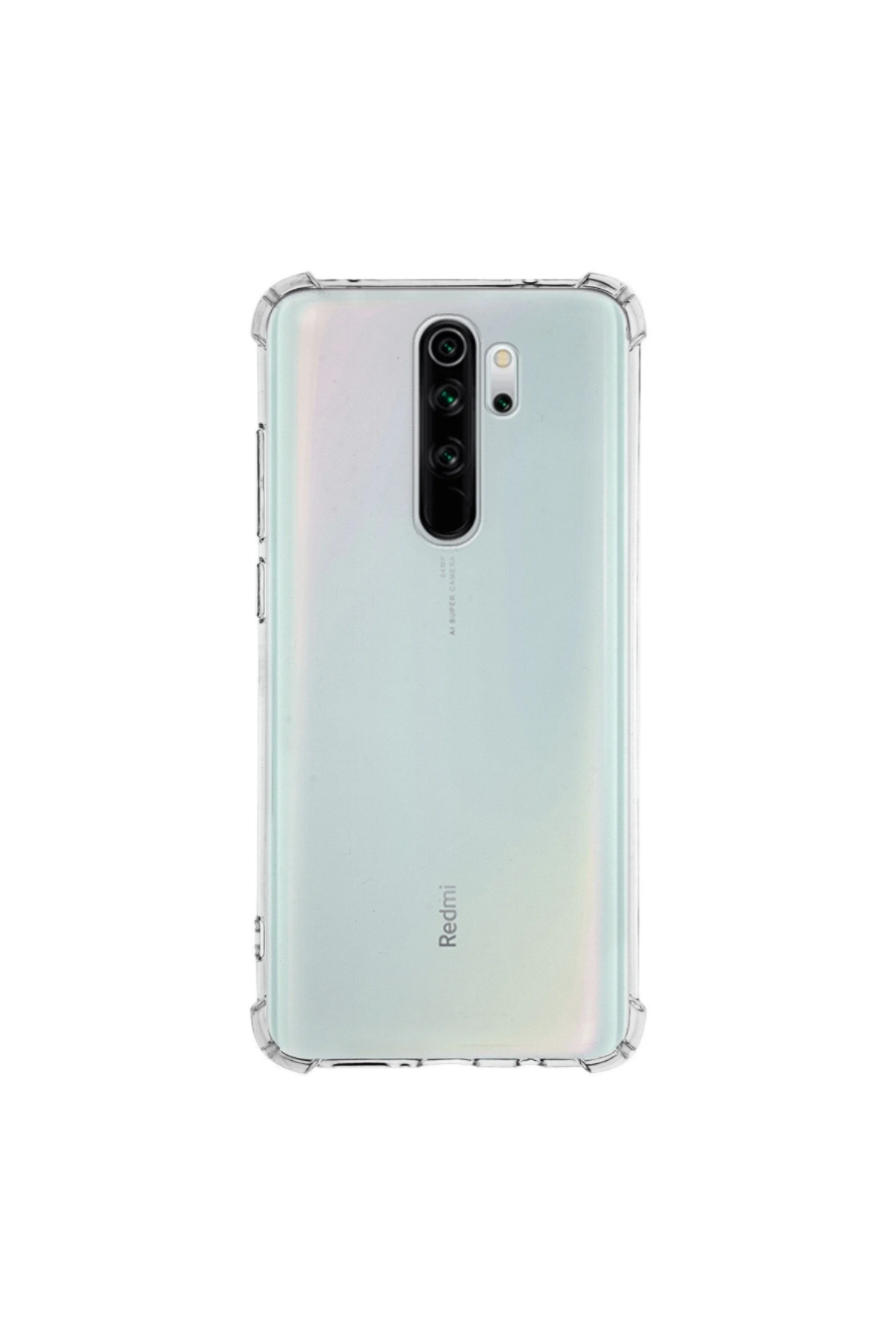 Xiaomi Redmi Note 8 Pro Kapak Köşe Korumalı AirBag Antishock Şeffaf Silikon Kılıf
