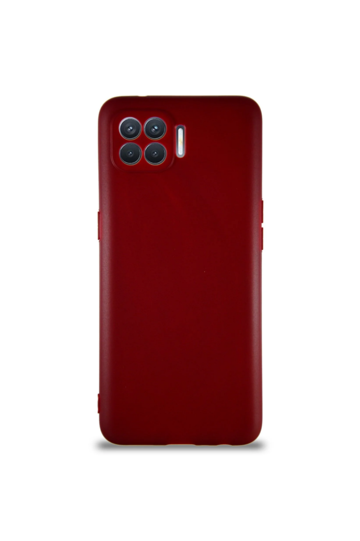 Oppo Reno 4 Lite Soft Premier Renkli Silikon Kapak - Mürdüm