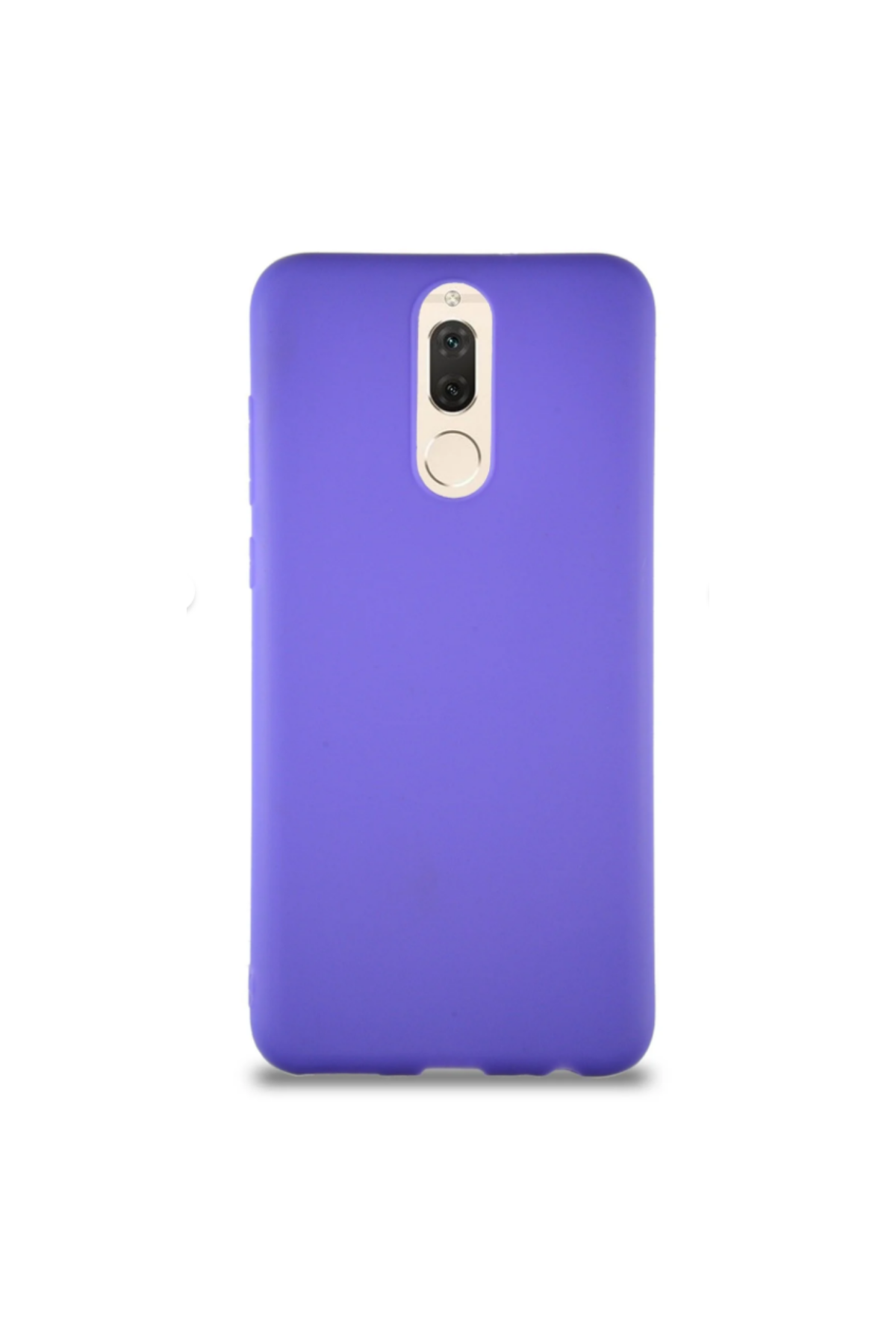 Huawei Mate 10 Lite Soft Premier Renkli Silikon Kapak - Mor