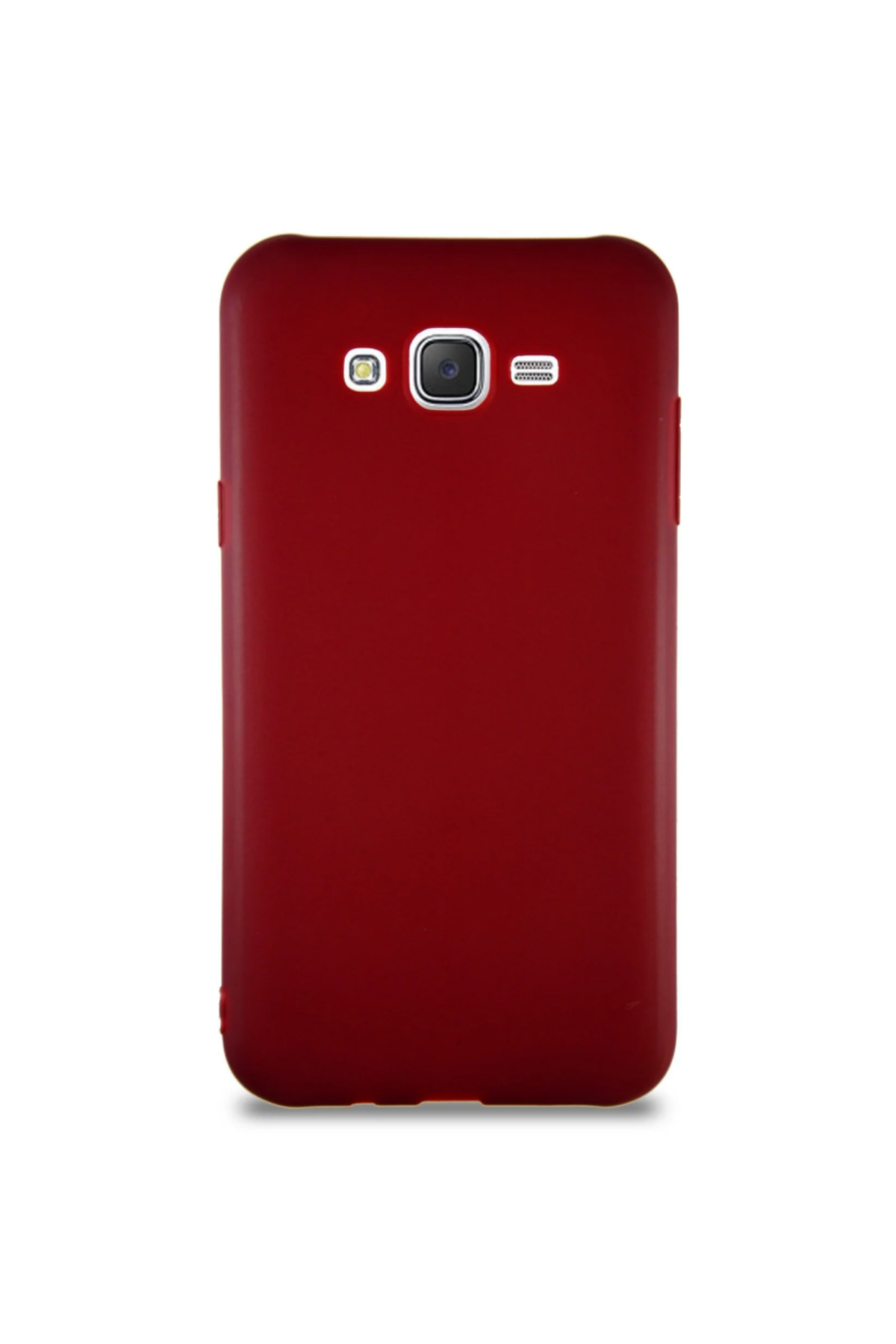 Samsung Galaxy J7 Soft Premier Renkli Silikon Kapak - Mürdüm