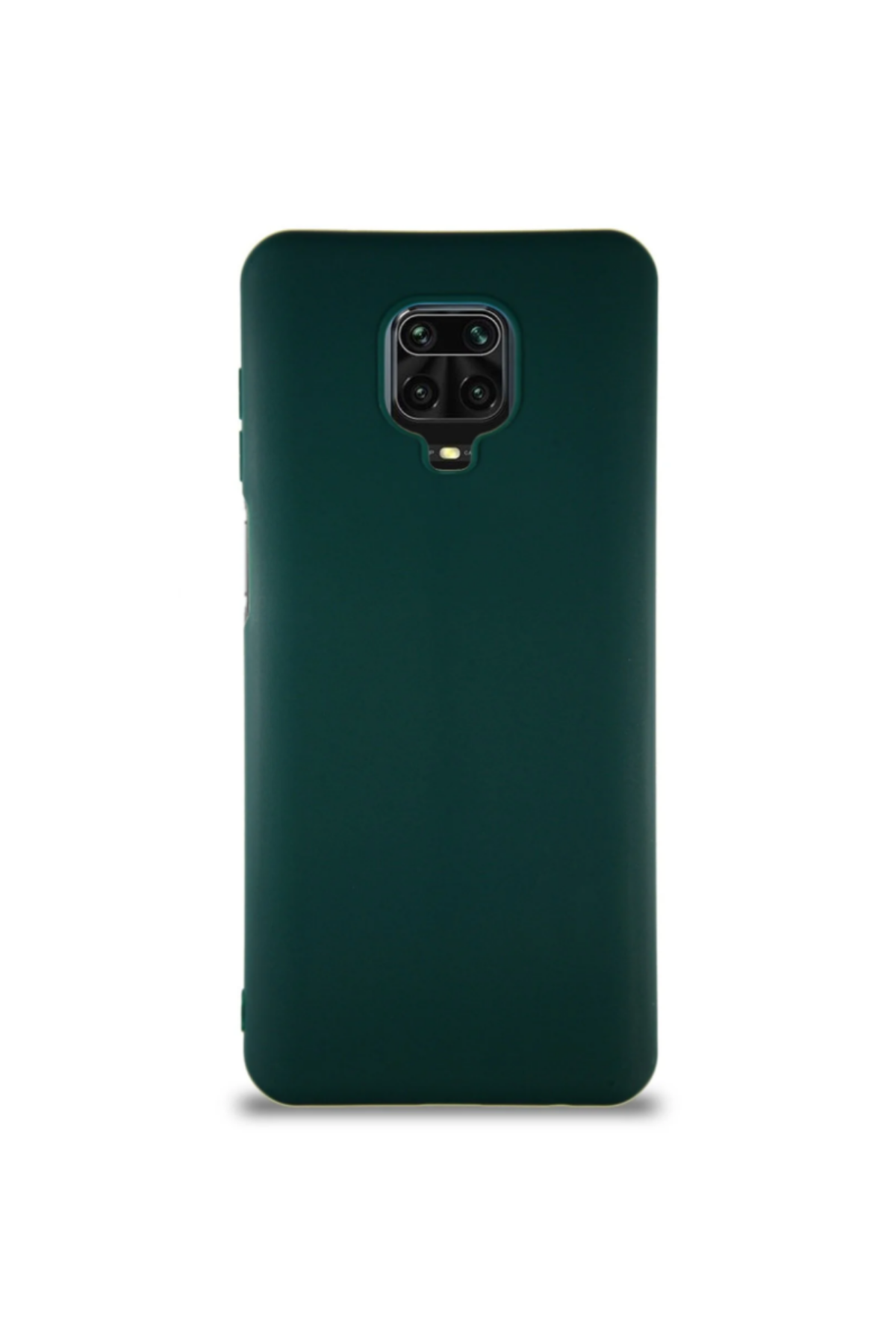 Xiaomi Redmi Note 9S Soft Premier Renkli Silikon Kapak - Yeşil