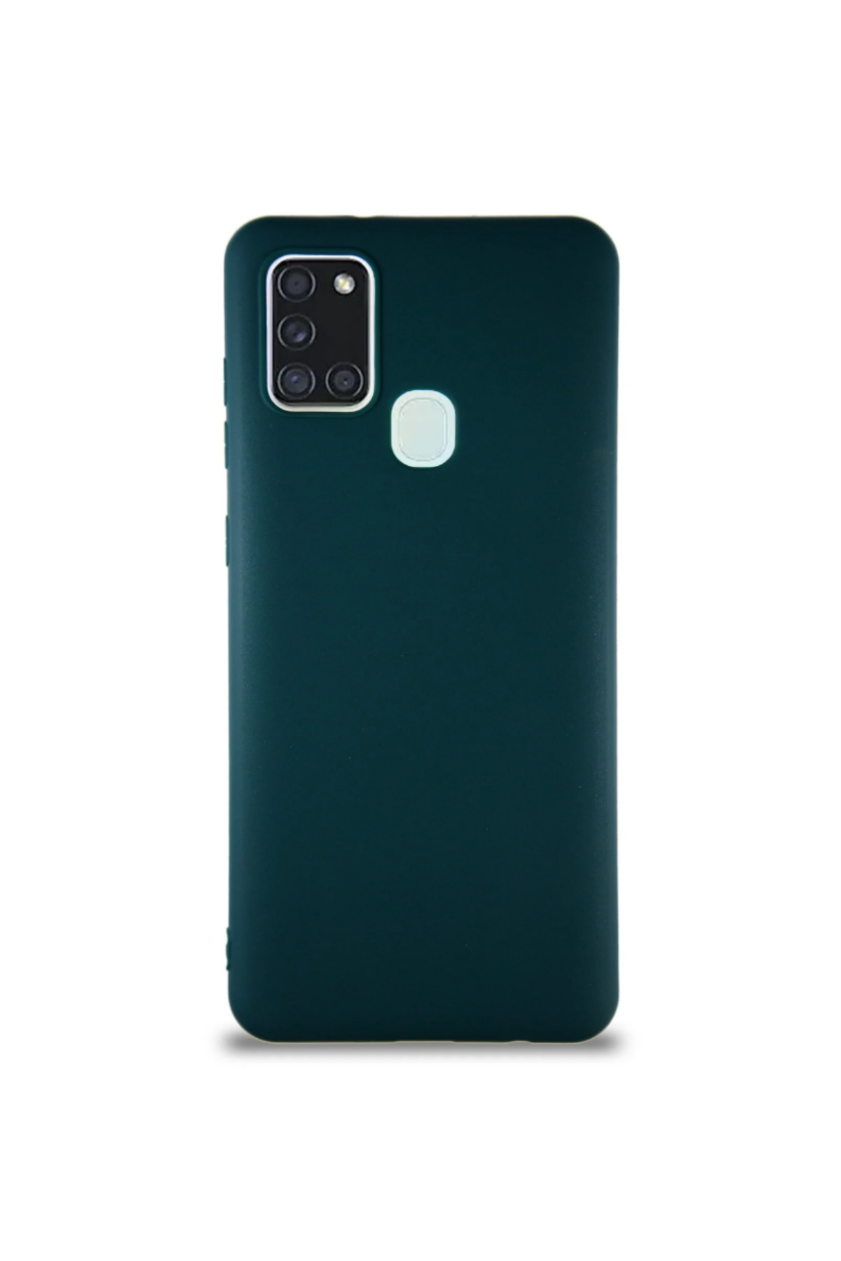 Samsung Galaxy A21S Soft Premier Renkli Silikon Kapak - Yeşil