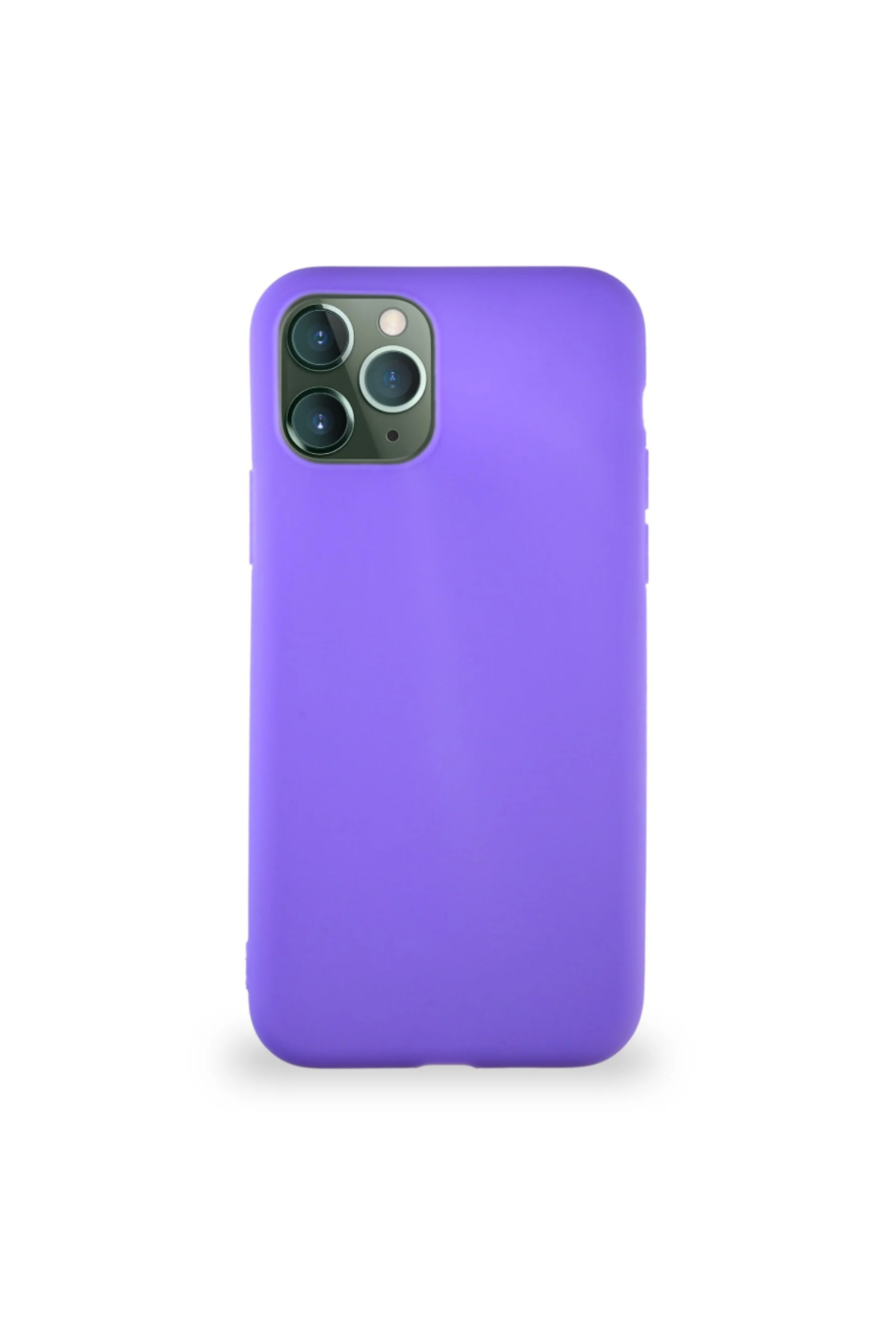 Apple iPhone 11 Pro Soft Premier Renkli Silikon Kapak - Mor
