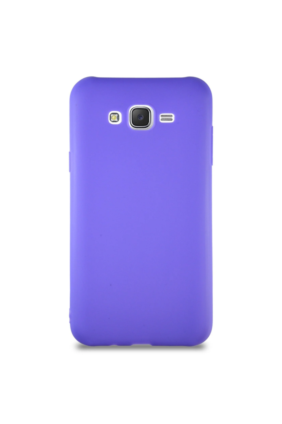 Samsung Galaxy J7 Soft Premier Renkli Silikon Kapak - Mor