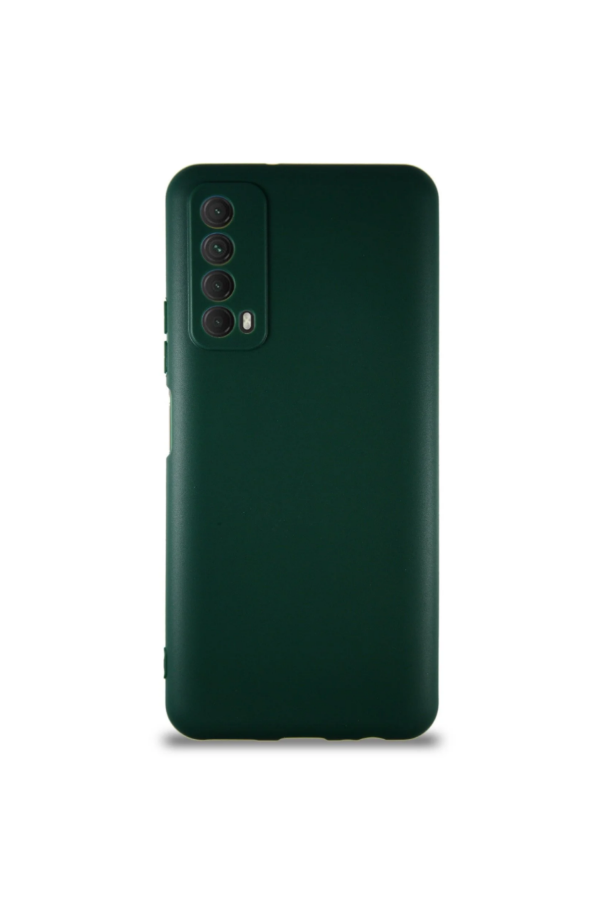 Huawei Y7A Soft Premier Renkli Silikon Kapak - Yeşil