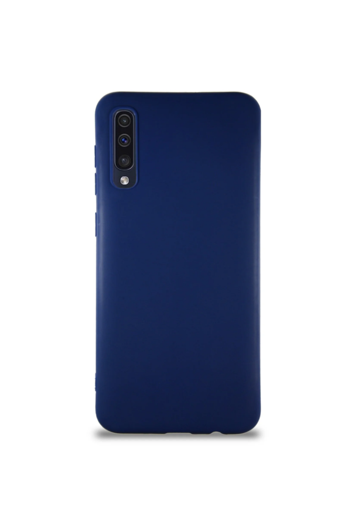 Samsung Galaxy A30S Soft Premier Renkli Silikon Kapak - Lacivert