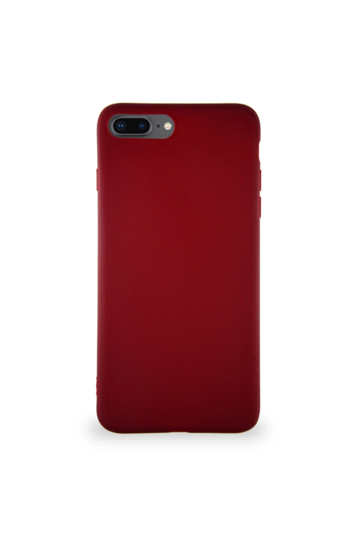 Apple iPhone 7 Plus Soft Premier Renkli Silikon Kapak - Mürdüm